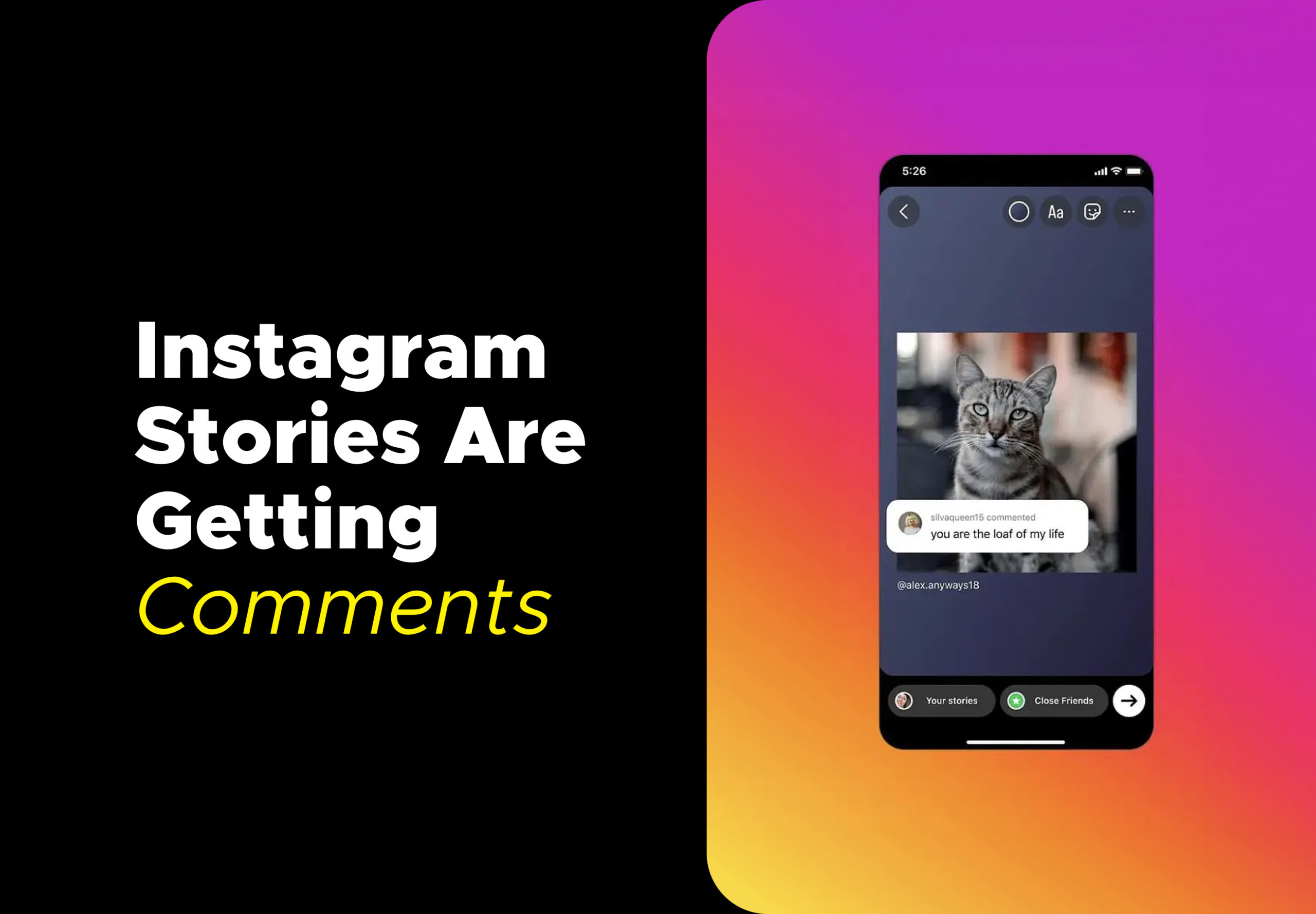 Instagram STORIES Comments